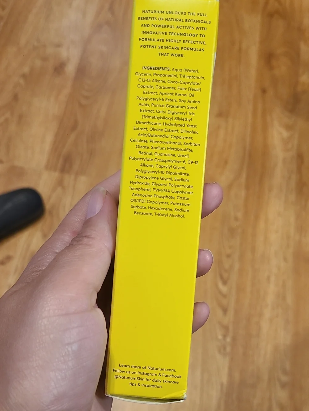 NIB NATURIUM Retinaldehyde Cream Serum 0.05%
